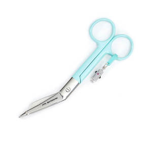 กรรไกรตัดผ้าพันแผลสแตนเลสแบบแมนนวล กรรไกรพยาบาลสีสันสดใส สำหรับการปฐมพยาบาล โรงพยาบาล คลินิก ฉุกเฉิน การดูแลบาดแผล - Product Image 6