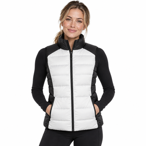 <b>Women's</b> Eco Friendly Puffer <b>Vest</b> Sustainable Warm Outerwear OEM ODM Clothing Manufacturer premium quality <b>women</b> puffer <b>vest</b> - Product Image 1