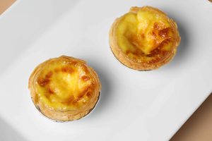 แฟนซีฟู้ดส์ ทาร์ตแบบไม่อบ ผลิตและจำหน่ายโดยตรง ขนมหวานแช่แข็ง ทาร์ตไข่โปรตุเกส ขนาดเล็ก 720 กรัม ฮาลาล รับผลิตแบบ OEM/ODM - Product Image 5