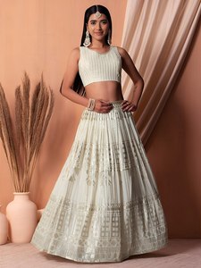 For Georgette Bridesmaid Dress High Neck Short Sleeve <b>Crop</b> <b>Top</b> A-Line Floor-Length <b>Sequin</b> Embroidered Built-in Bra Classic - Product Image 3