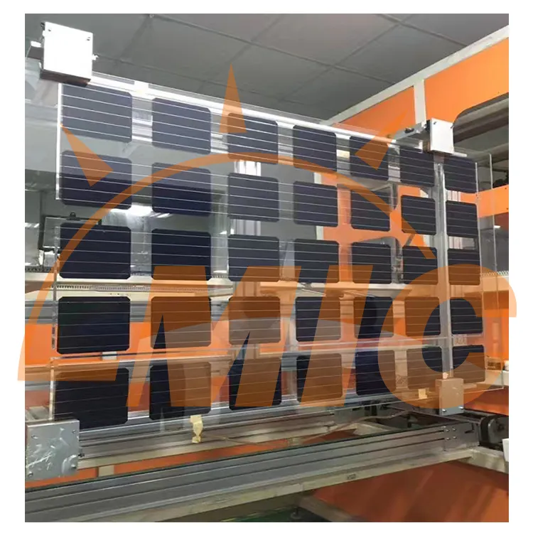 MIC Fabrik Großhandel Transparent BIPV Doppel glas PV Photovoltaik Solar panel 300W 400W