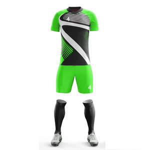 Design All Season Breathable <b>Compression</b> Soccer Wear Suit Jersey with Short Set Football Training Wear Player Uniform Sets - Product Image 5