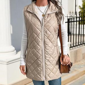 Chaleco Acolchado Ligero para Mujer, Fabricante OEM, Logotipo Personalizado, Chaqueta sin Mangas Acolchada para Mujer, Venta al Por Mayor - Product Image 3