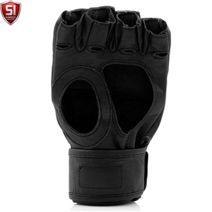 ถุงมือชกมวยหนังวัวสีขาว สำหรับฝึกซ้อม MMA ศิลปะการต่อสู้ แบบเต็มนิ้ว ปิดด้วยแถบตีนตุ๊กแก ใช้ได้ทั้งชายและหญิง รับสกรีนโลโก้ ถุงมือสำหรับมวยอาชีพ 14 ปี - Product Image 3