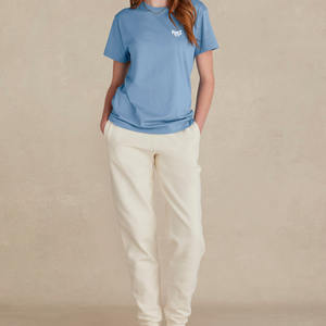 Camiseta de Algodón Personalizada para Mujer, OEM ODM, Venta al por Mayor, Cuello Redondo, Manga Corta, Fabricante y Proveedor de Ropa Unisex - Product Image 4