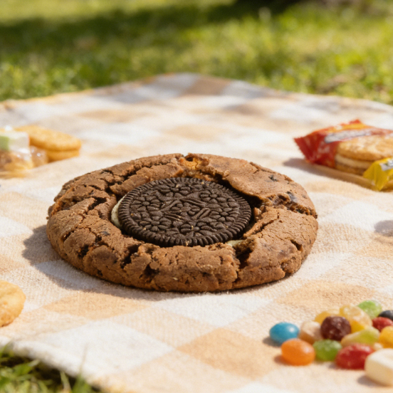 Gourmet Crispy Walnut Chocolate Levain Cookie
