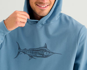 Hoodie de pêche unie de couleur unie pour homme, UPF 50, léger, séchage rapide, respirant, avec masque intégré - Product Image 5