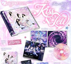 aespa Kiss N Tell [คิส แอนด์ เทลล์] (เวอร์ชั่นคิส แอนด์ เทลล์) เพลงป๊อป หนังสืออิเล็กทรอนิกส์ ซีดี กระดาษ พลาสติก ภาษาเกาหลี ทุกวัย KR - Product Image 2