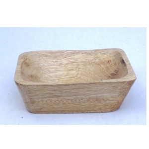 Bol à pâte en bois fait à la main pour bougies vides décoration de la maison de Noël avec bocaux et votive pour l'éclairage - Product Image 4