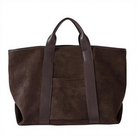 Tas Selempang Wanita Kulit Asli Trendi, Model Clutch dengan Ritsleting, Tali Selempang, Kapasitas Besar 3L+, Tahan Air, Ringan