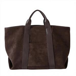 Sacs à main tendance en cuir véritable pour femmes, pochette à fermeture éclair, grande capacité, imperméable, léger, personnalisable, durable, pour le shopping - Product Image 2