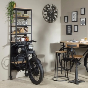 Estante delantero para motocicleta Vandana Optima Nimbus de metal negro - Product Image 1