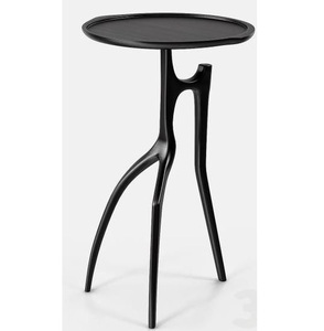 Eco Friendly Iron Metal <b>Side</b> <b>Table</b> Black Finished for Living Room Bedroom Decorative Furniture <b>Round</b> <b>Side</b> <b>Table</b> End <b>Table</b> - Product Image 5