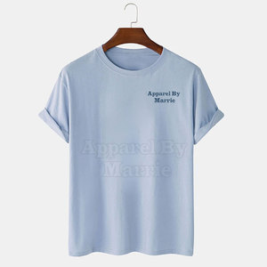 เสื้อยืดคอตตอนผู้ชาย แขนสั้น คอกลม แบบพื้นฐาน สวมใส่สบาย เหมาะสำหรับขายส่ง - Product Image 1