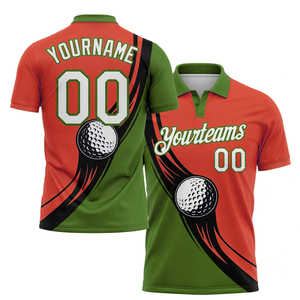 Polos Personalizados para Hombre con Logotipo, Estampado Completo, Ropa de Golf de Manga Corta, Secado Rápido, Ropa Deportiva, Polos de Golf Personalizados para Equipos - Product Image 5