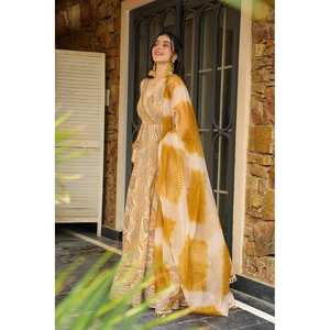 ชุดราตรีออกแบบเจียมเนื้อเจียมตัวกับ dupatta ที่สวยงามสำหรับสวมใส่งานปาร์ตี้ - Product Image 3