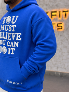 Sweat-shirt à capuche unisexe surdimensionné personnalisé en molleton épais avec broderie graphique, respirant, style streetwear, OEM - Product Image 4