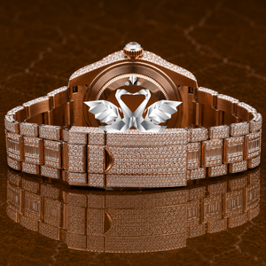 Premium Stainless Steel Moissanite Diamond Watch Men Luxury Fashion Watch - Product Image 4
