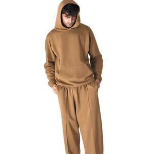 Men's Fleece Streetwear Hoodie Tracksuit Set Pullover Hooded Sweatshirt Regular Fit Drawstring <b>Trousers</b> Casual Winter Sportswear - Product Image 6