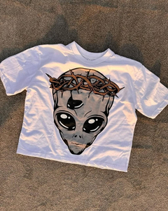 Camisetas Personalizadas Unisex 100% Algodón, Impresión Serigráfica, 250 GSM, Lavado Ácido, Efecto Desteñido, Tallas Grandes para Hombre, Impresión DTG - Product Image 1