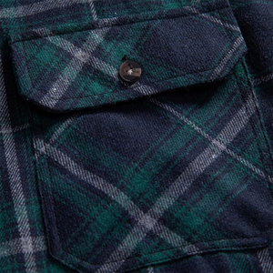 Chemises boutonnées pour hommes, prix raisonnable, tissu tricoté respirant, design avec poche sur le devant, chemises à carreaux pour hommes - Product Image 6