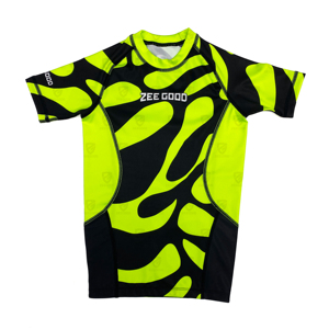 เสื้อรัดกล้ามเนื้อ Bjj แบบสั่งทำพิเศษสำหรับกีฬากราปลิง โนกิ MMA ยิวยิตสู พร้อมลายพิมพ์แบบซับลิเมชั่น ผลิตในประเทศปากีสถาน - Product Image 1