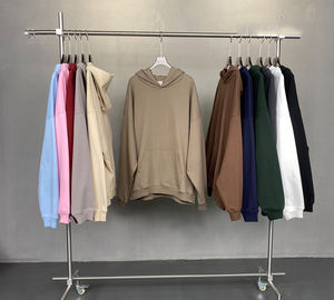 Pull-over unisexe en molleton 100 % coton, coupe oversize, qualité supérieure, imprimé personnalisé, 380 g/m², collection hiver 2026, style streetwear - Product Image 3