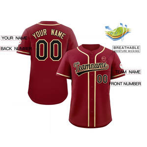 Uniforme de Béisbol de Nuevo Estilo, Servicio OEM, MOQ Bajo, Diseño Personalizado, Transpirable y de Secado Rápido - Product Image 4