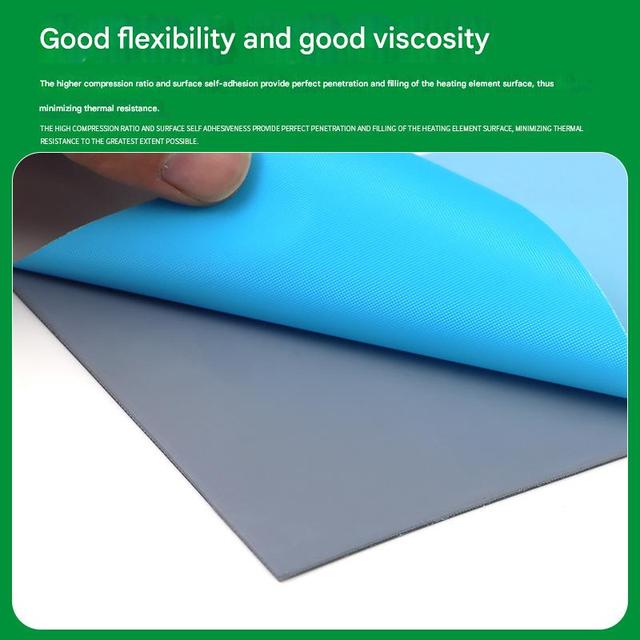 Silicone Thermal Pad for Laptop Heatsink CPU GPU Cooling High Heat Dissipation Soft Thermal Conductive Pad