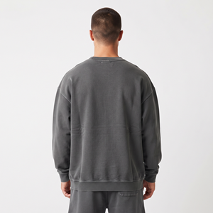 Sudadera de Cuello Redondo para Hombre, Talla Grande, de Algodón, de Alta Calidad, Tejido Suave, Informal, de Manga Larga, Clásica, 2026 - Product Image 6