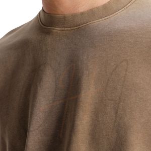 Camiseta Básica de Verano para Hombre, Corte Regular, 100% Algodón Ecológico, Secado Rápido, Transpirable, Estilo Casual, Lisa, Minimalista, 230g - Product Image 5