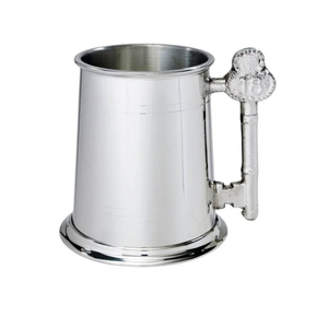 Mug à bière en acier inoxydable à double paroi, personnalisé avec logo, poli miroir, style tinier, avec poignée vintage à motif roulé, vente en gros - Product Image 6