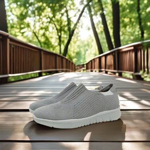 Wypex รองเท้าถักของผู้ชายน้ำหนักเบาระบายอากาศได้ดีและมีสไตล์สำหรับทุกฤดูการออกแบบกันลื่นและนุ่มสบาย - Product Image 1