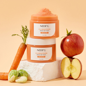 [NEERG] Mascarilla de Gel Vegana Jeju CCA Complex 110g con Zanahoria y Manzana para una Piel Radiante y Mascarilla Lavable - Product Image 2