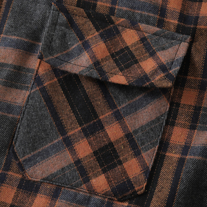 Camisa de Vestir de Franela de Algodón Ecológica de Manga Larga para Hombre, Otoño, Venta al Por Mayor, ODM, para Oficina, Negocios, Casual, Personalizable - Product Image 4