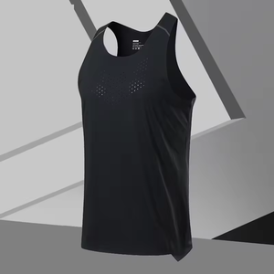 Wholesale Gym Vest <b>Mens</b> Sportswear 100% Polyester Sleeveless Athletic <b>Singlet</b> Workout Fitness Bodybuilding Tank Top - Product Image 1