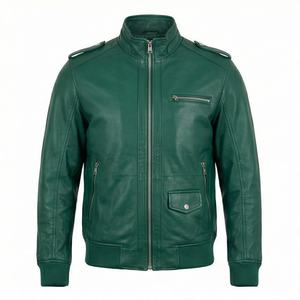 Chaqueta de Cuero para Motociclismo de Invierno para Hombre, de Alta Calidad, con Logotipo Personalizado, Impermeable, Reversible, de Fabricante, Protectora - Product Image 1