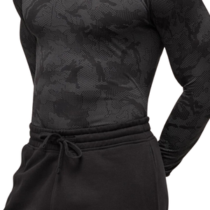 Camiseta de Compresión de Manga Larga sin Costuras para Hombre, Color Negro Carbón, Corte Ajustado, para Gimnasio, Entrenamiento, Rendimiento Atlético - Product Image 6