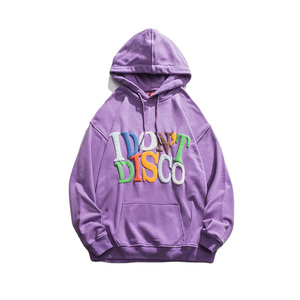Sudadera Deportiva para Hombre, con Capucha y Cierre, Bordado 3D, 100% Algodón, Felpa Suave y Cómoda, Estilo Urbano, Casual de Otoño - Product Image 1