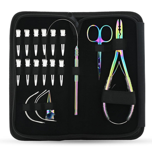 High Performance Hair <b>Extension</b> Plier Kit for Micro Link <b>Bead</b> Application Removal and Salon Quality Tools - Product Image 6