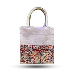 Bolsa de Compras de Yute Ligera y Ecológica de Primera Calidad, con Patrón Geométrico, Estilo Bohemio, Fácil de Llevar, Acolchada - Product Image 2