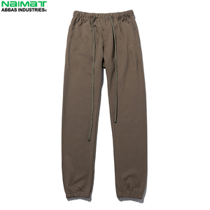 100% Cotton High Quality <b>Men's</b> Lightweight Jogger Sweatpants Plus Size Casual Pants Autumn Winter Windproof Elastic Waist - Product Image 1