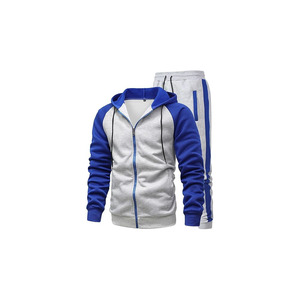 Ensemble de survêtement de course pour homme : veste zippée intégrale et pantalon – Tenue de sport athlétique pour l'entraînement, la gym et les loisirs – Coupe régulière et confortable - Product Image 5