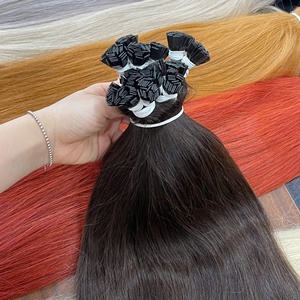 ผมต่อแบบปลายแบนคุณภาพสูง ผมแท้เวียดนาม 100% ธรรมชาติ/เรมี่  ขายส่งทุกสี - Product Image 5