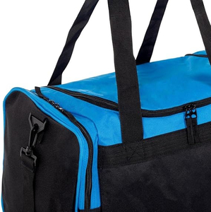 Sac de sport bleu noir avec bandoulière réglable et fermeture éclair, unisexe, décontracté - Product Image 6