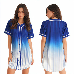 Uniforme de Béisbol de Malla para Mujer - Vestidos de Jersey de Béisbol Personalizados para Mujer con Tela de Alto Rendimiento por Sublimación para Equipos - Product Image 4