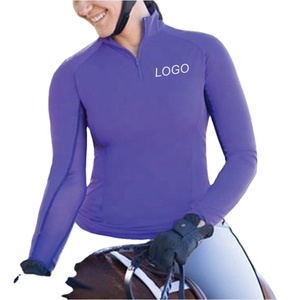 Chemise de concours d'équitation unisexe à séchage rapide, personnalisable, légère, imperméable, coupe-vent, coupe ajustée, en polaire, pour tous les types de concours - Product Image 4