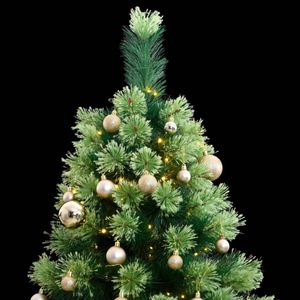 Sapin de Noël Artificiel Articulé avec 300 LED et Ensemble de Boules 210 cm pour une Décoration Festive - Product Image 2