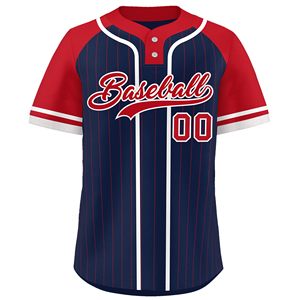 Team Apparel Baseball Half Sleeve Jersey Urban Sports Style Custom Collar Style Flexible Movement Full Print Sublimation - Product Image 3