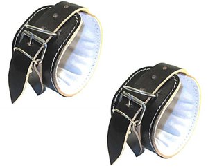Sangle de cheville réglable et rembourrée pour extension des jambes, accessoire de gym pour l'entraînement des quadriceps et les exercices de fitness - Product Image 2